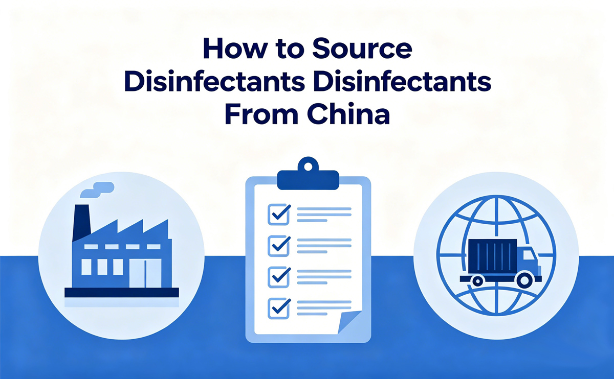 How to source disinfectants from China guide cover