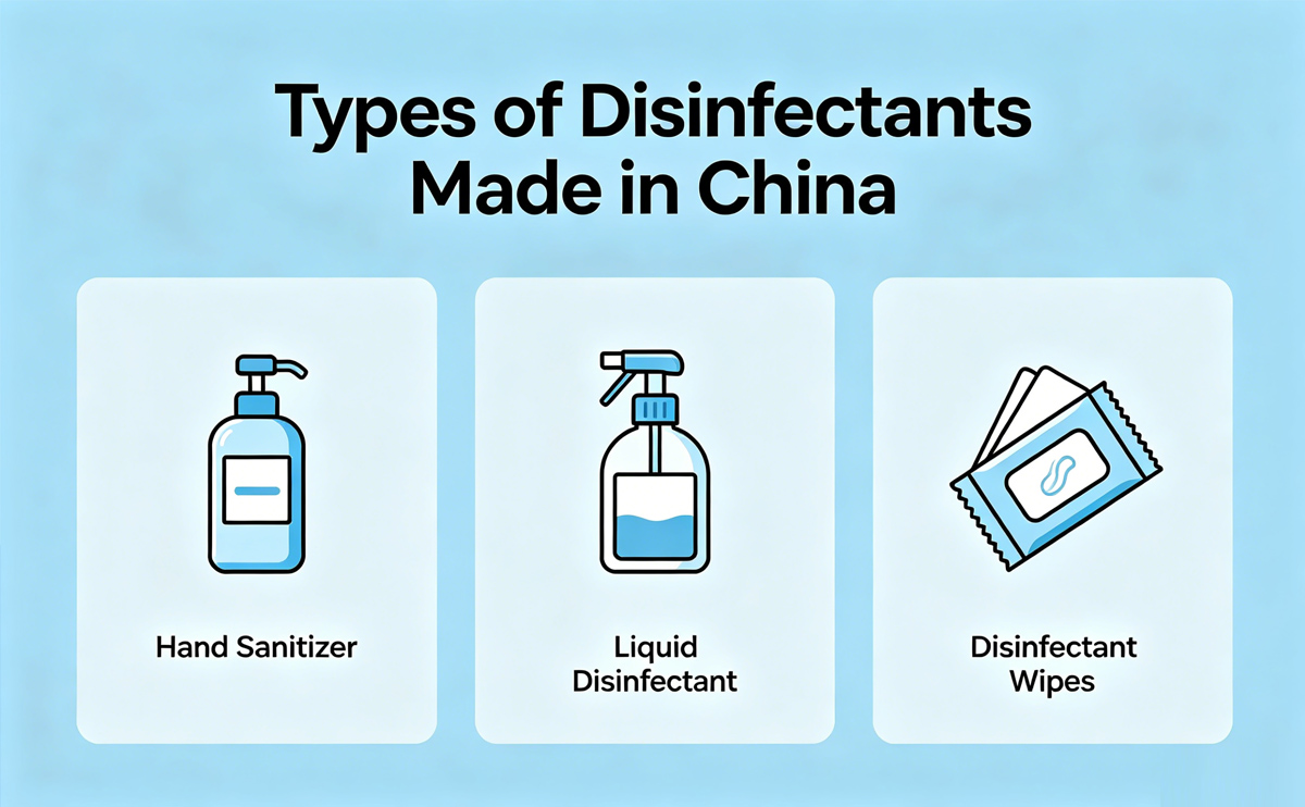 types of disinfectants made in China