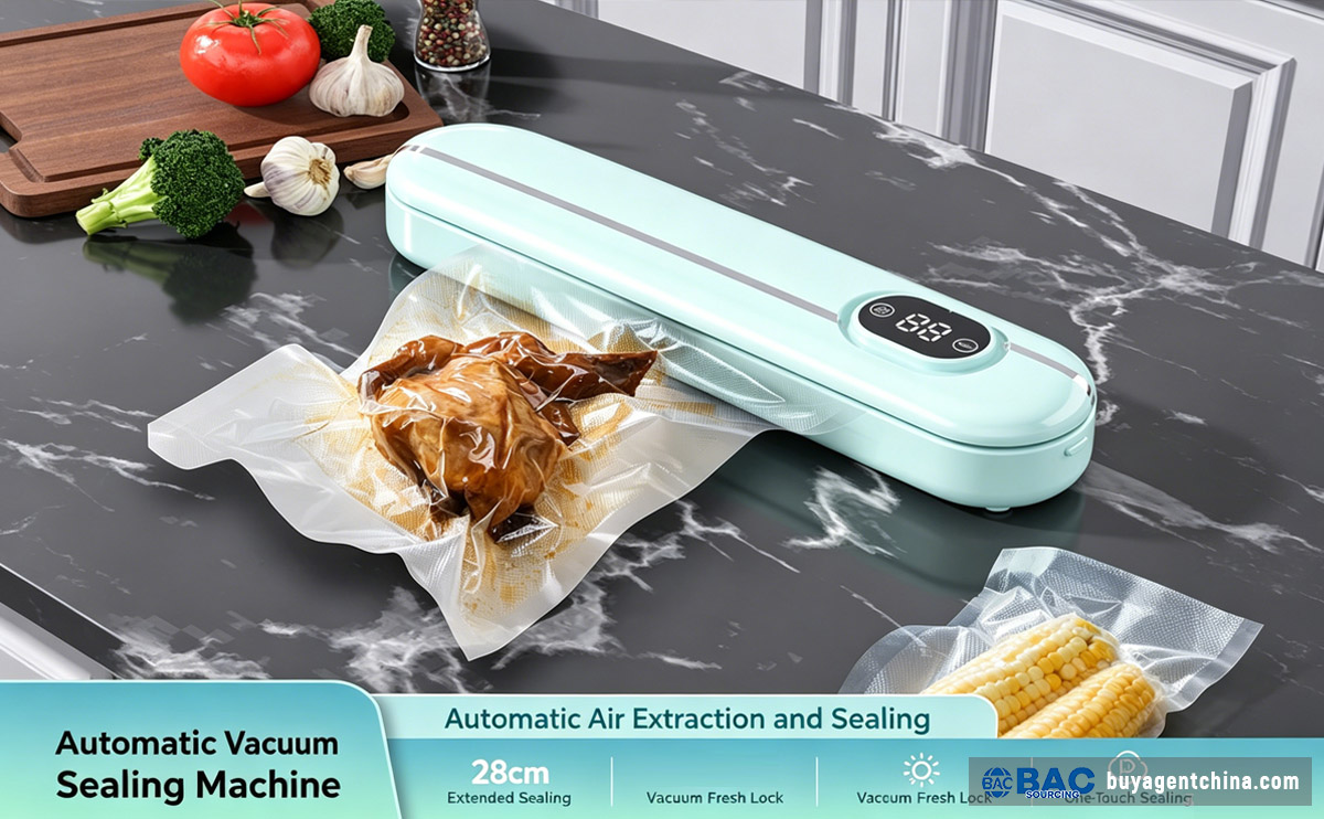 How to Hire a Reliable Local China Sourcing Agent for Sealing Machines 02 Automatic Vacuum Sealing Machine