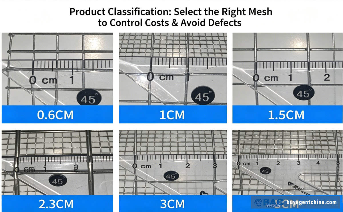 How to Purchase Metal Mesh and Metal Screen from China 03 Different Aperture Sizes of Metal Mesh for Various Industrial and Construction Applications