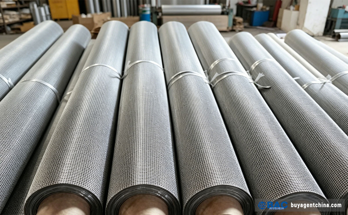 How to Purchase Metal Mesh and Metal Screen from China 04 China Factory Mass Production of Stainless Steel Wire Mesh with Complete Industrial Chain