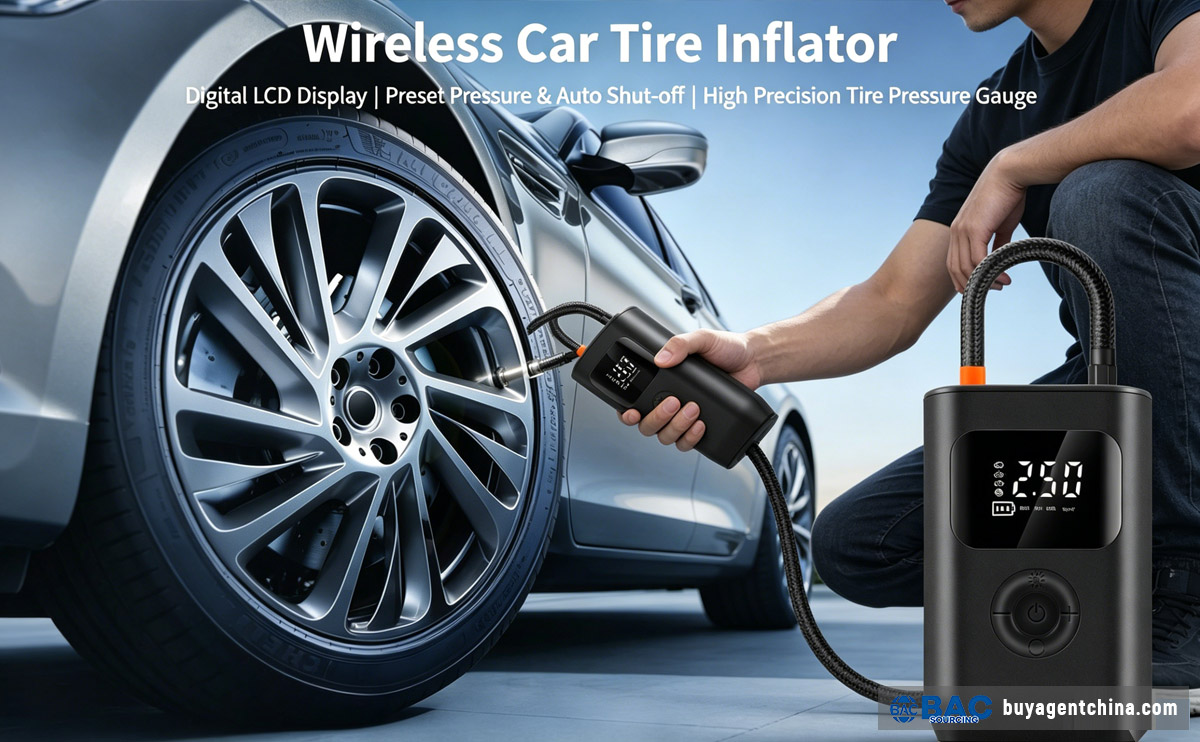 How to Source Car Tire Inflators from China 01 Wireless Car Tire Inflator