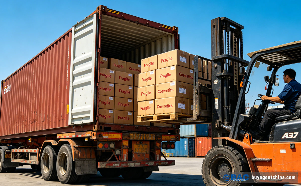How to Source Cosmetics from China in 2026 by logistics