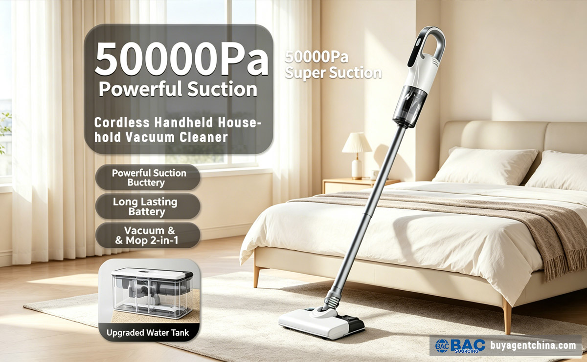 How to Source Floor Scrubbers from China 03 Cordless Handheld Household Vacuum Cleaner