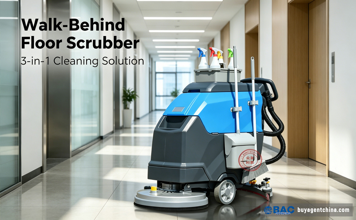 How to Source Floor Scrubbers from China 06 Walk-Behind Floor Scrubber Dryer
