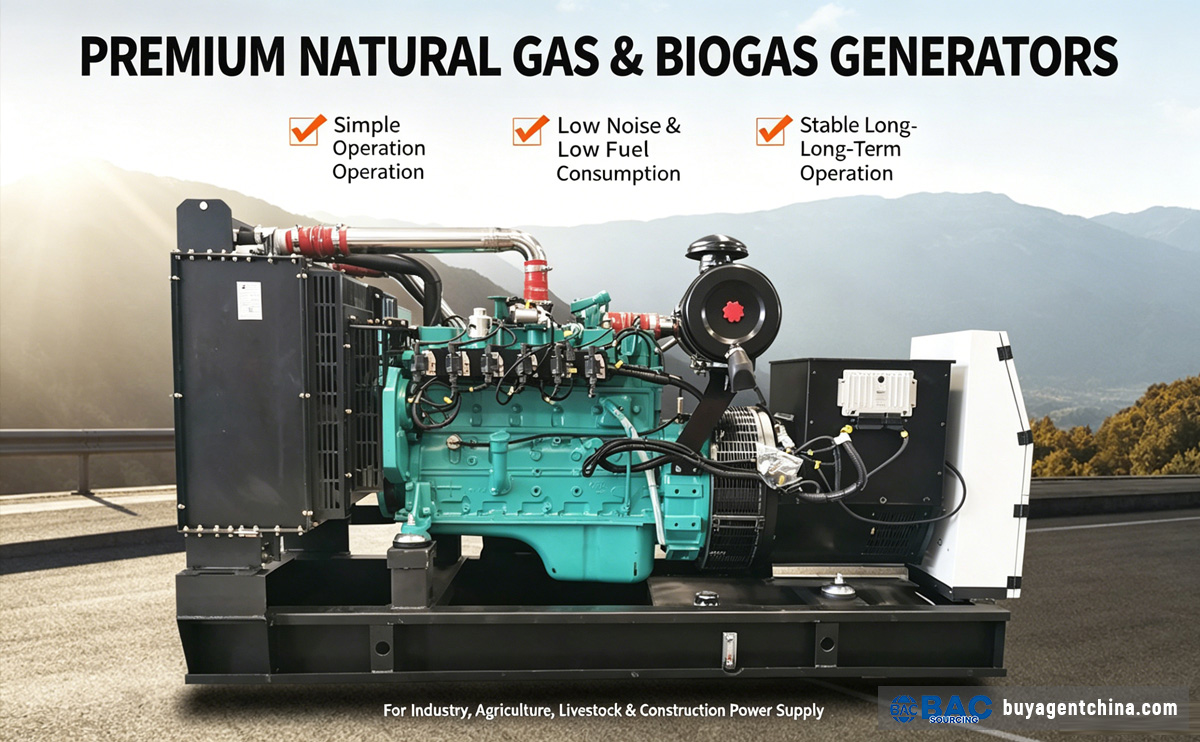 How to Source Generators from China Cost-Effectively 01 PREMIUM NATURAL GAS & BIOGAS GENERATORS