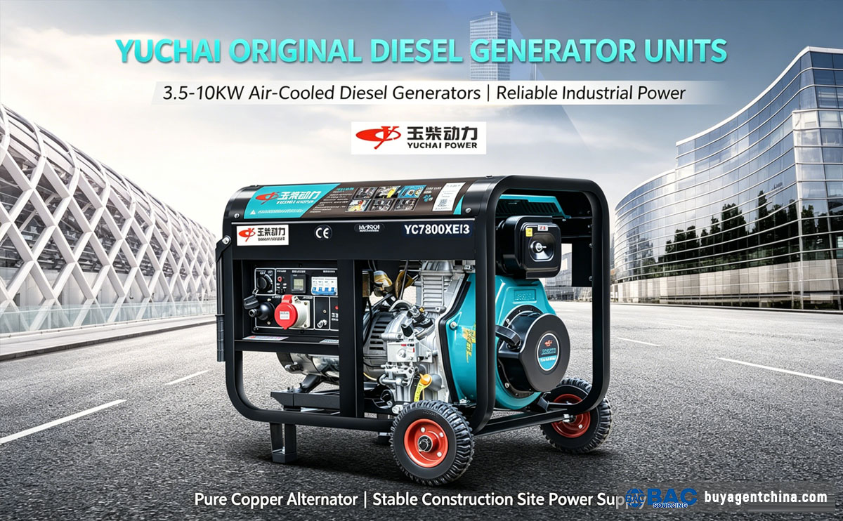 How to Source Generators from China Cost-Effectively 04 YUCHAI ORIGINAL DIESEL GENERATOR UNITS