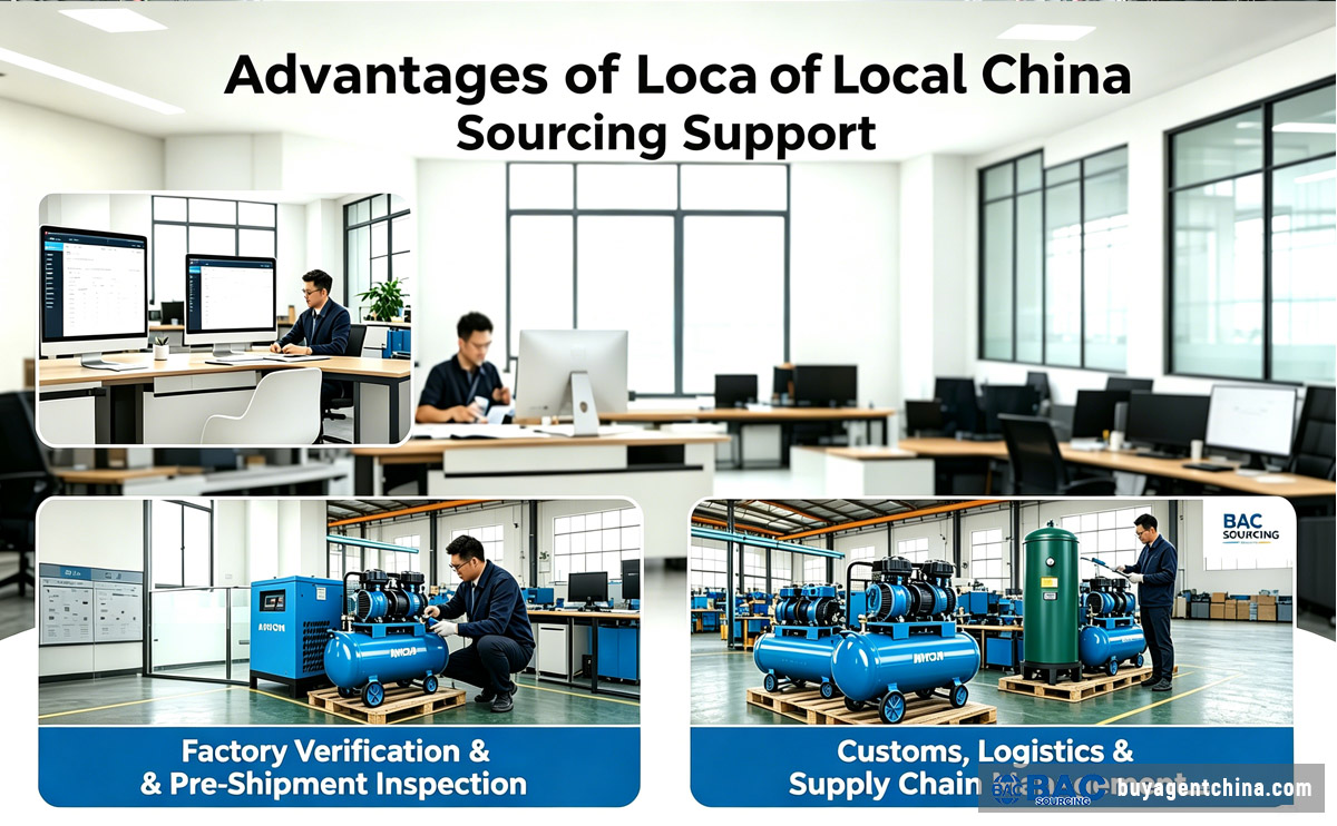 How to Source High-Quality, Cost-Effective Air Compressors from China 05 Advantages of Local China Sourcing Support