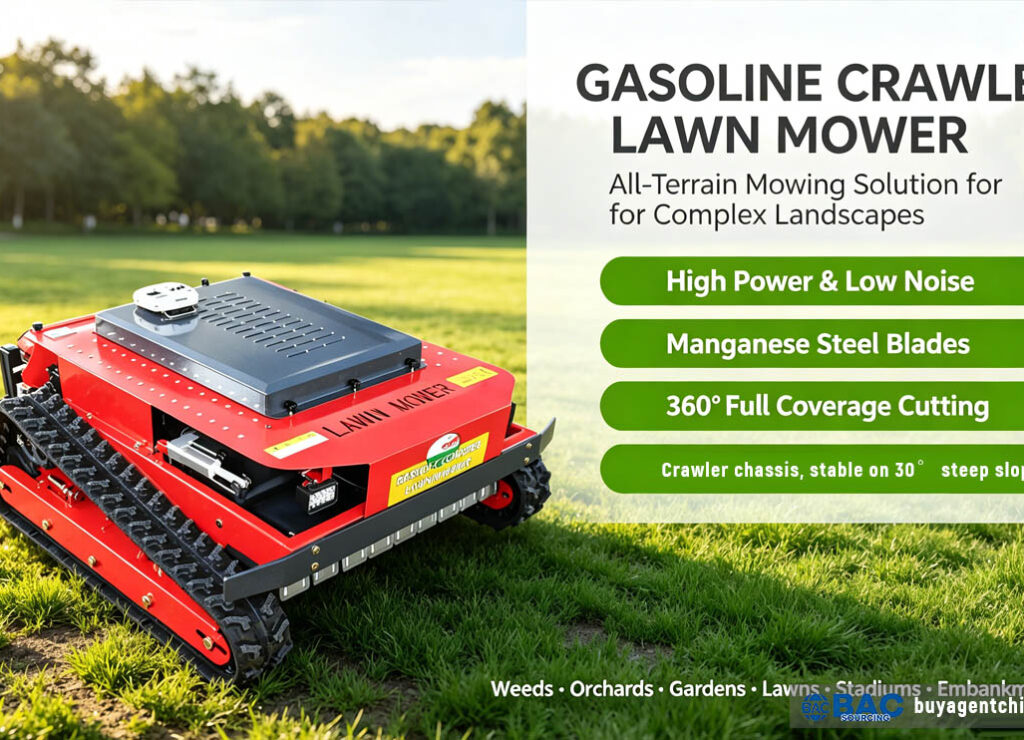How to Source Lawn Mowers from China 01 Gasoline Crawler Lawn Mower