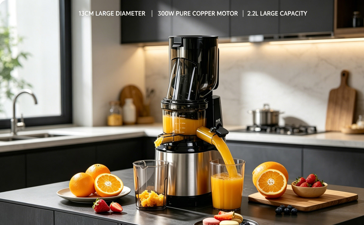 How to Sourcing Kitchen Equipment from China 02 Large-Capacity Juicer