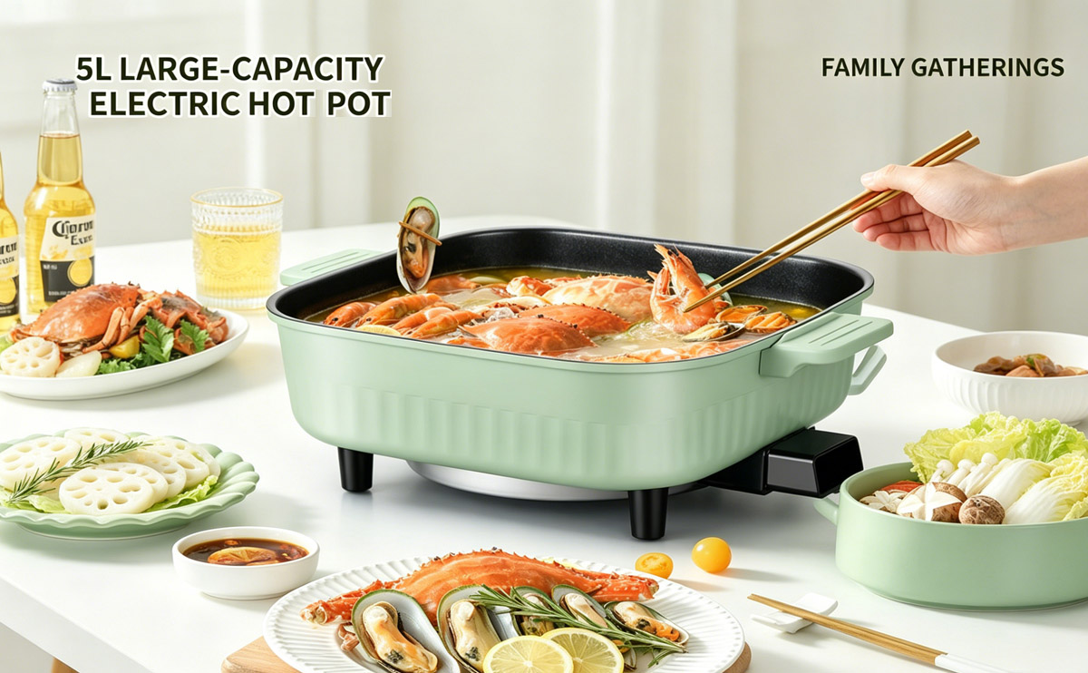 How to Sourcing Kitchen Equipment from China 05 Large-Capacity Electric Hot Pot