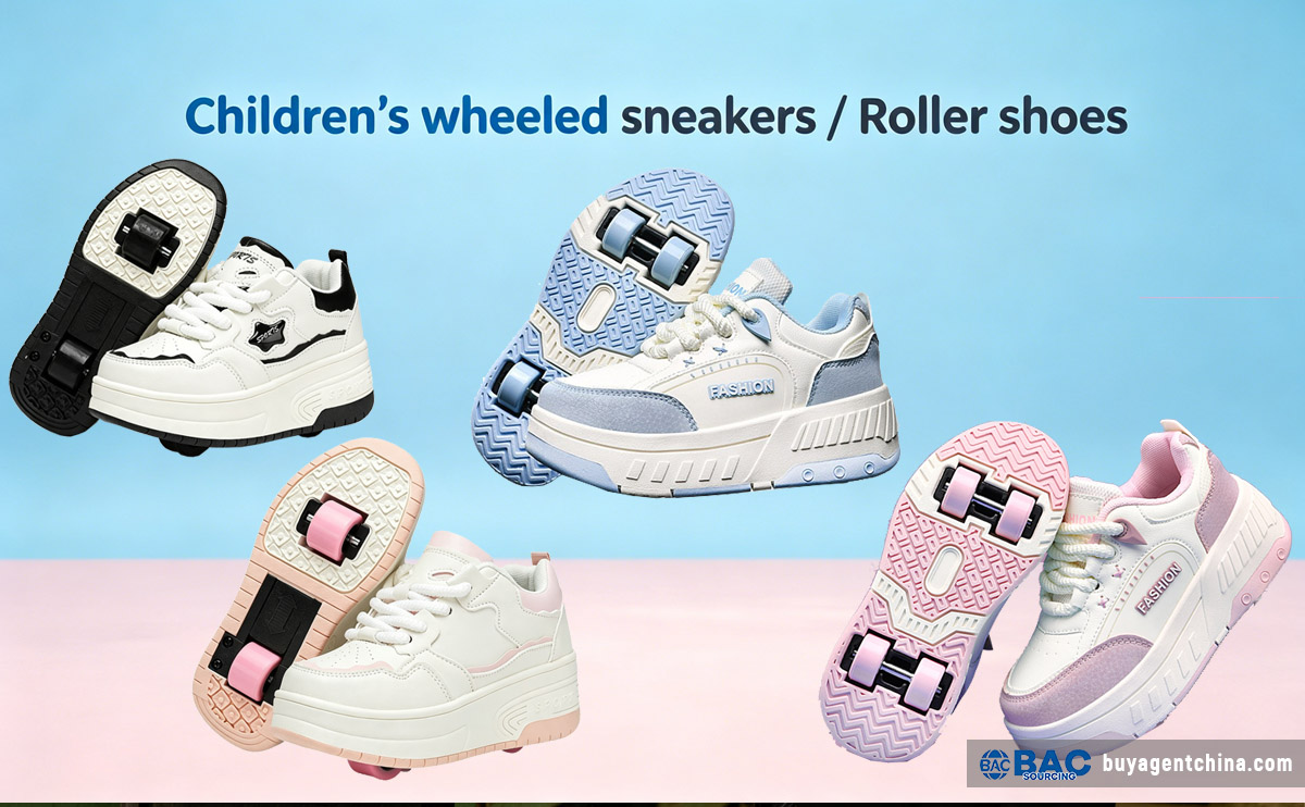 How to Source Roller Skates from China - Children's wheeled sneakers (Roller shoes) 05