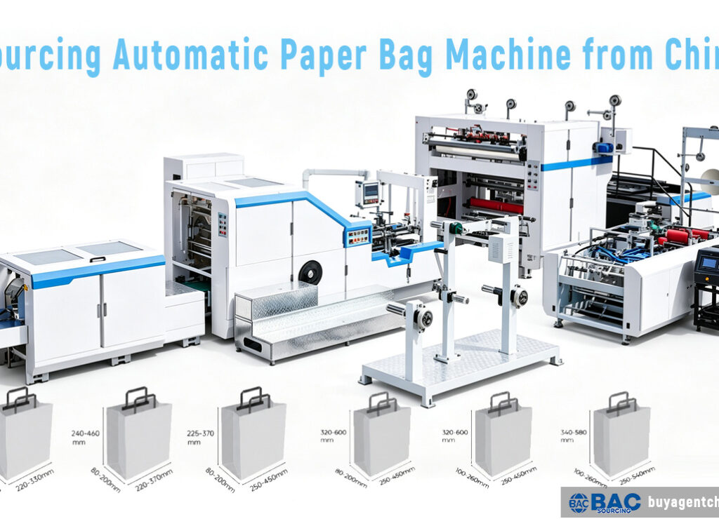 Sourcing Automatic Paper Bag Machine from China