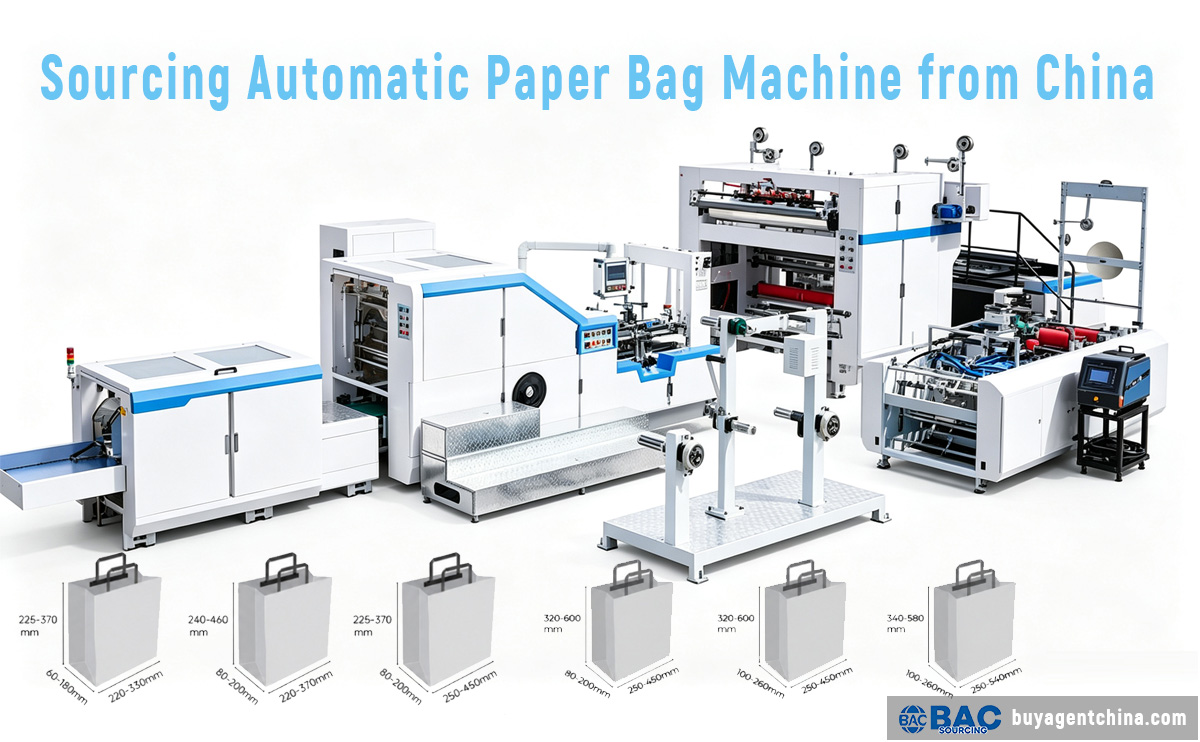 Sourcing Automatic Paper Bag Machine from China