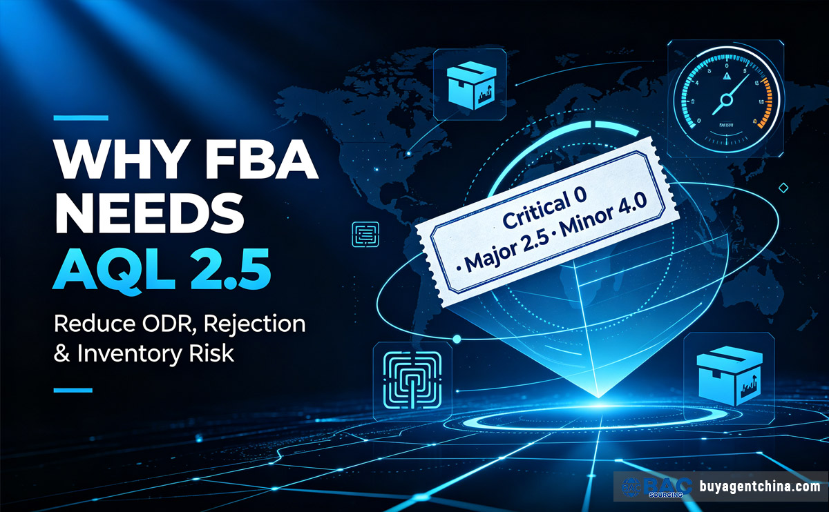 لماذا تحتاج خدمة FBA إلى معدل القبول المسموح به (AQL) 2.5؟