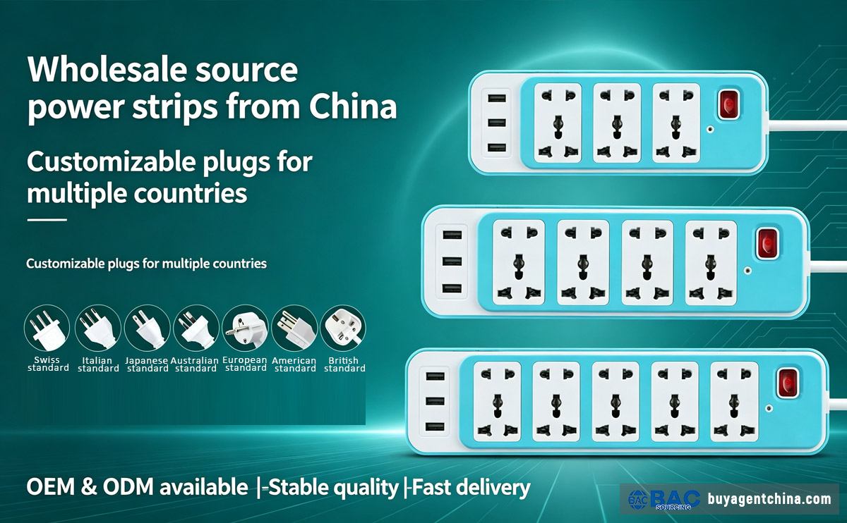 Wholesale source power strips from China 01