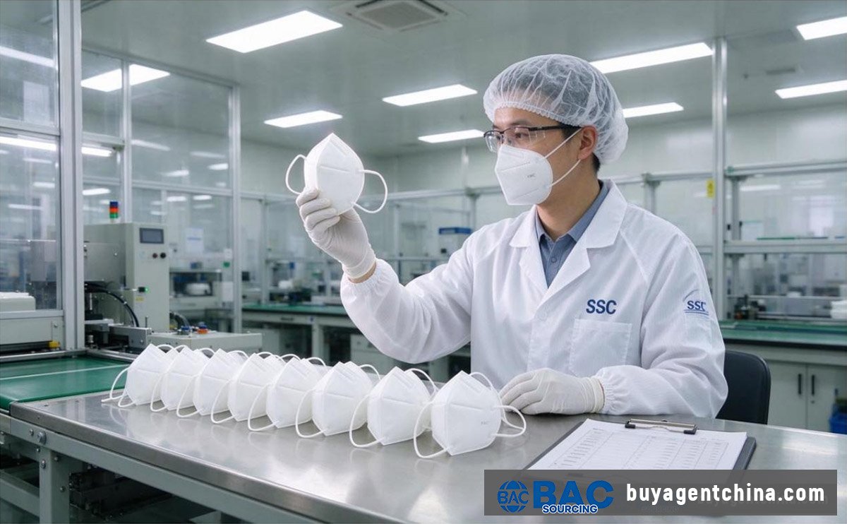 03 Quality control inspection of face masks