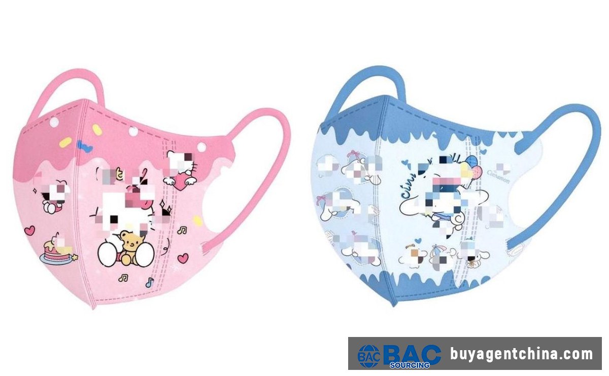 07 Children’s cartoon face masks